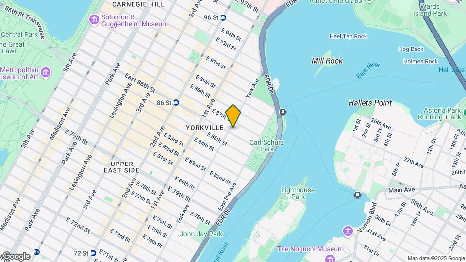 1634 York Ave Mapa y Detalles de la Ubicación