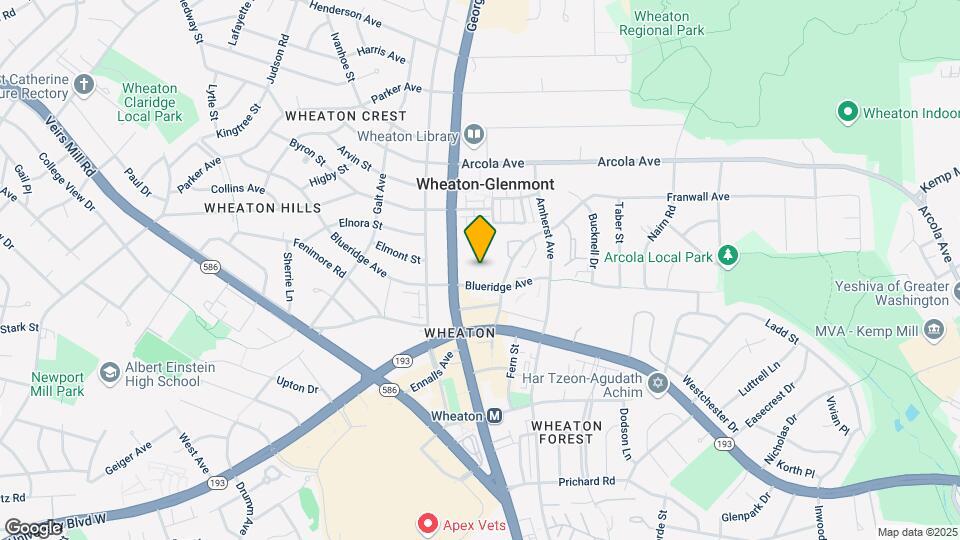 AVA Wheaton Mapa y Detalles de la Ubicación