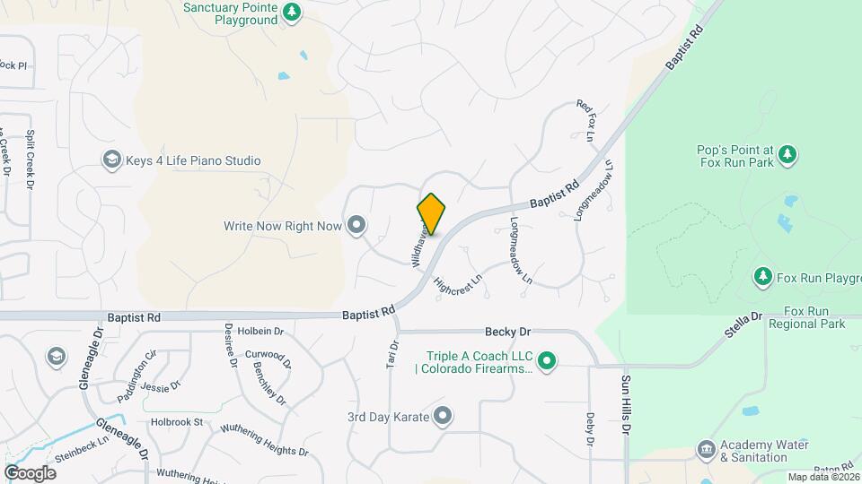 15831 Wildhaven Ln Map and Location Details