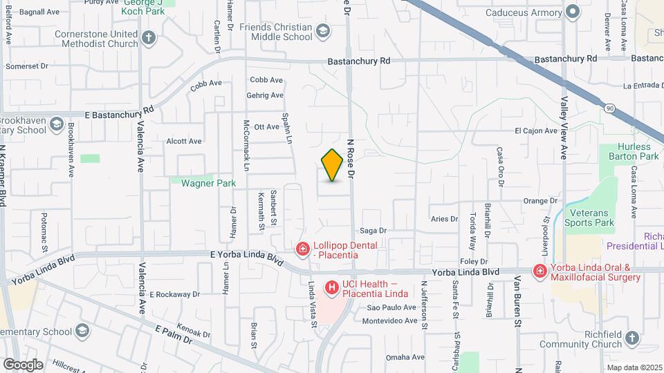 16692 Meadowview Dr Map and Location Details