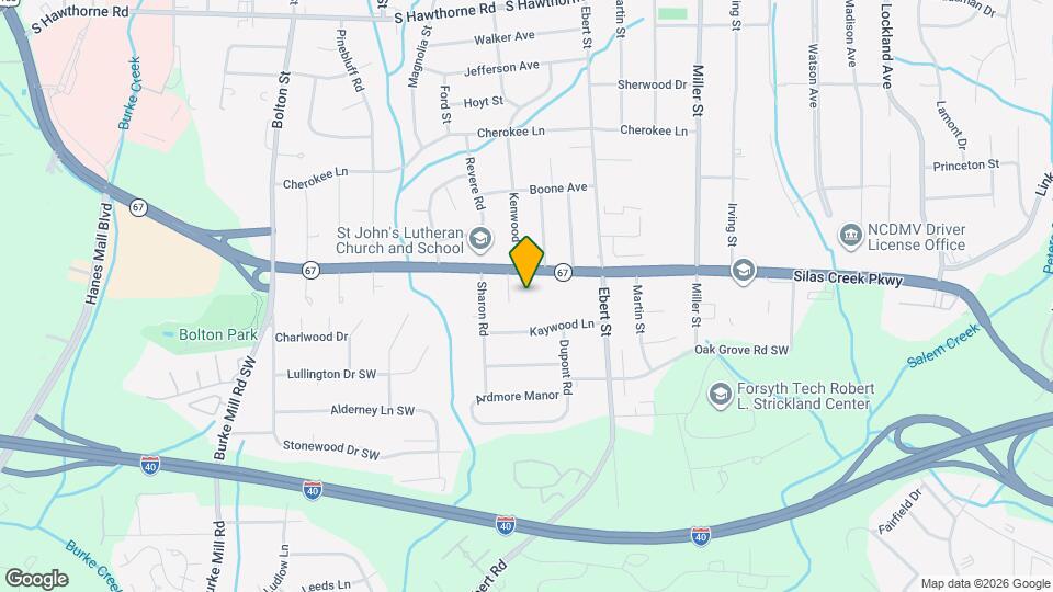 2350 Silas Creek Pkwy Map and Location Details