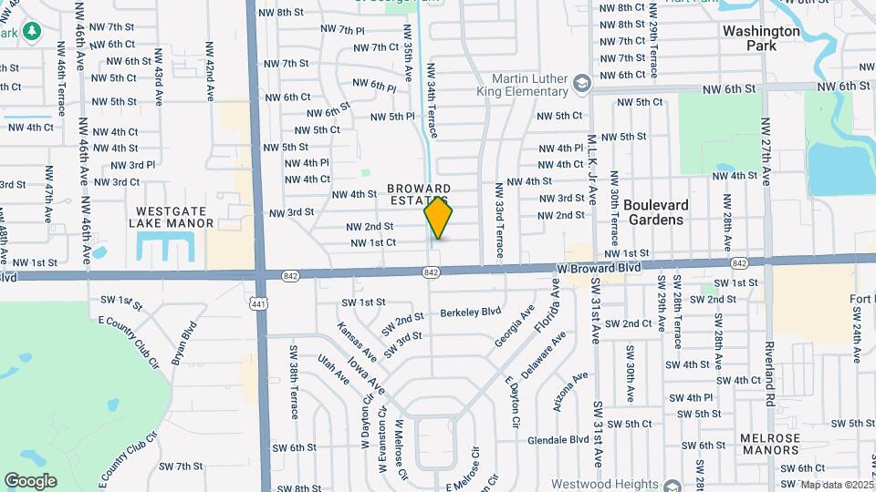 3490 NW 1st St Mapa y Detalles de la Ubicación
