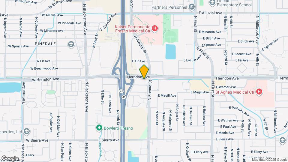 365 E Herndon Ave Mapa y Detalles de la Ubicación