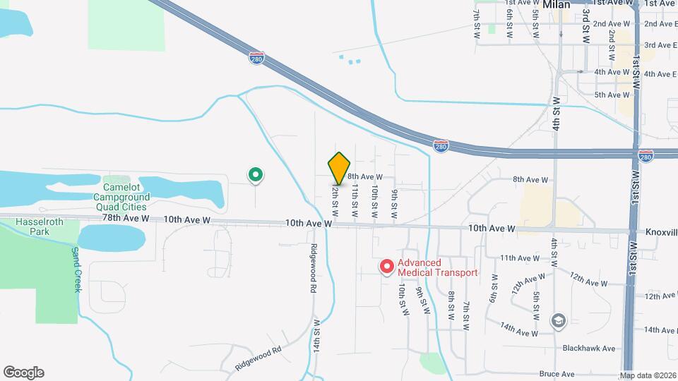 815 12th St W Map and Location Details