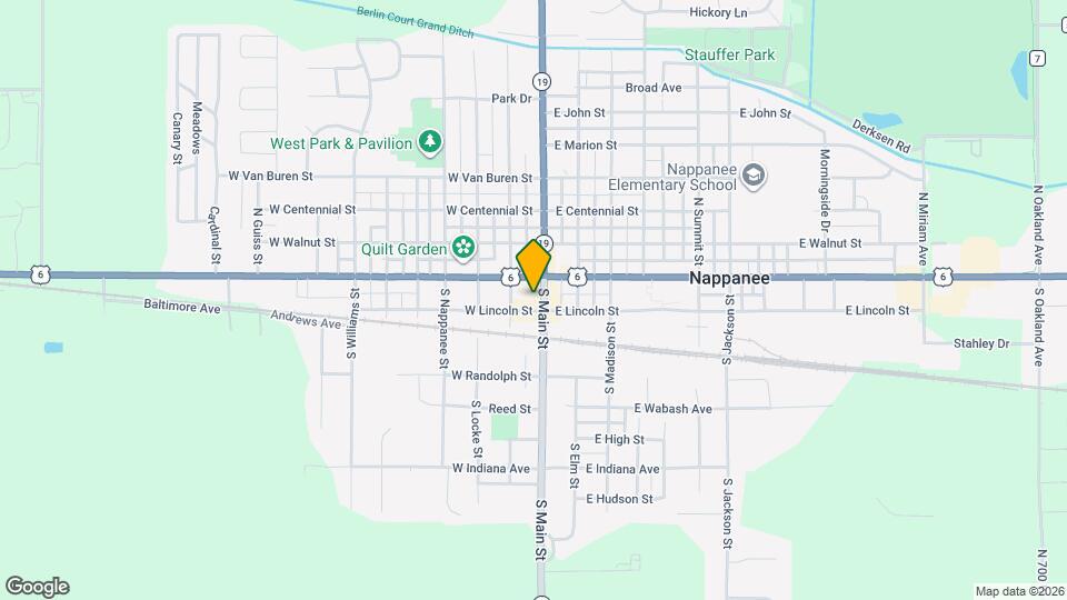 156 S Main St, Unit 1 Map and Location Details