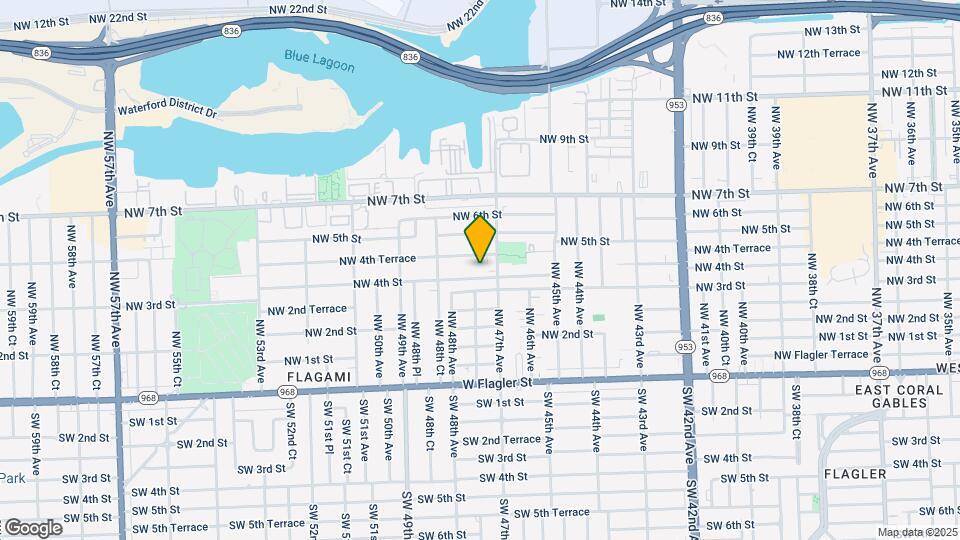 4727 NW 4th St Map and Location Details