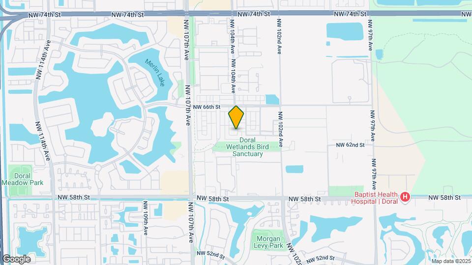 10363 NW 63rd Terrace Map and Location Details