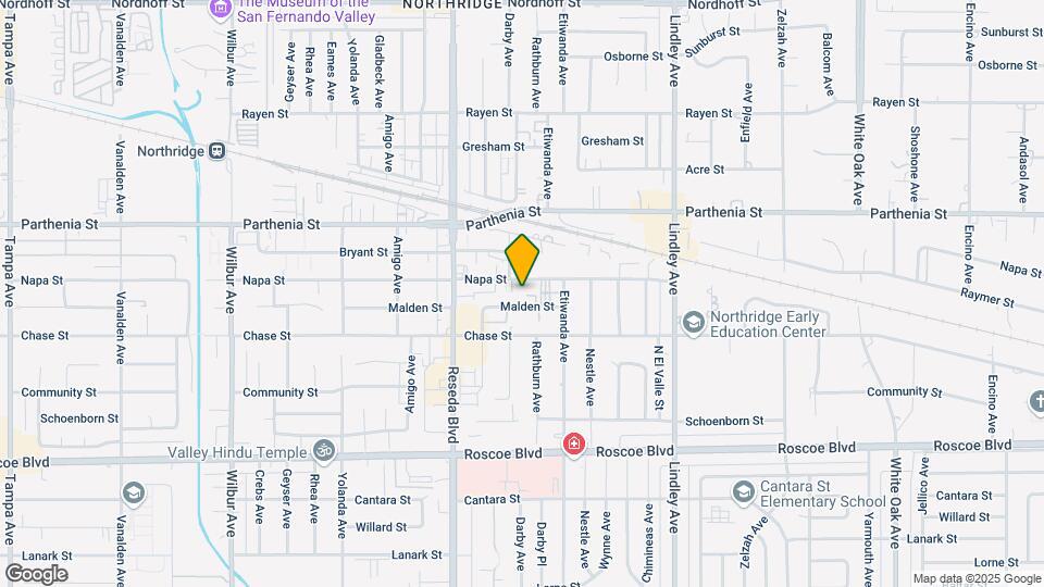 Northridge House Mapa y Detalles de la Ubicación