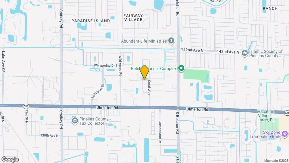 2035 Palm Way Map and Location Details