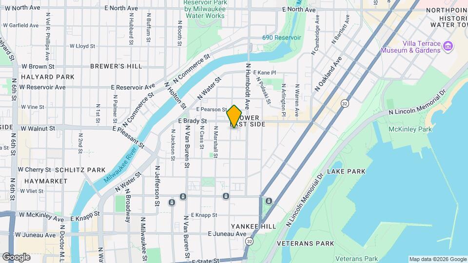 1672 N Astor St Mapa y Detalles de la Ubicación