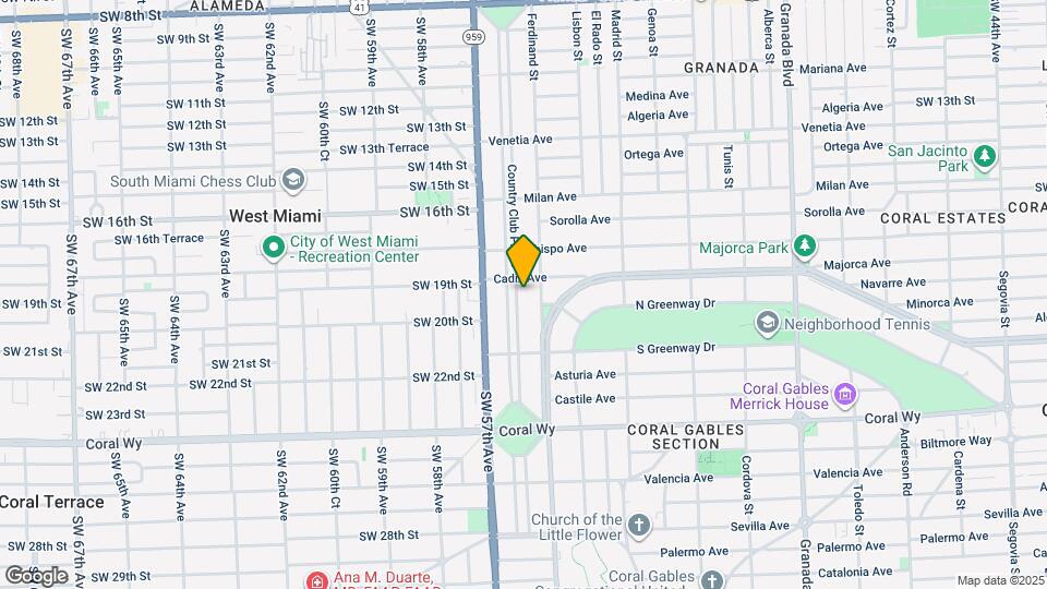 1915 Country Club Prado Map and Location Details