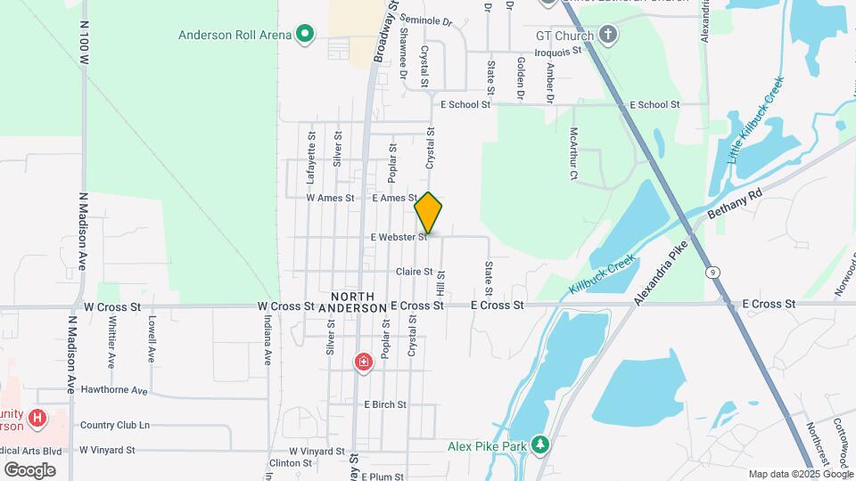 221 E Webster St Map and Location Details