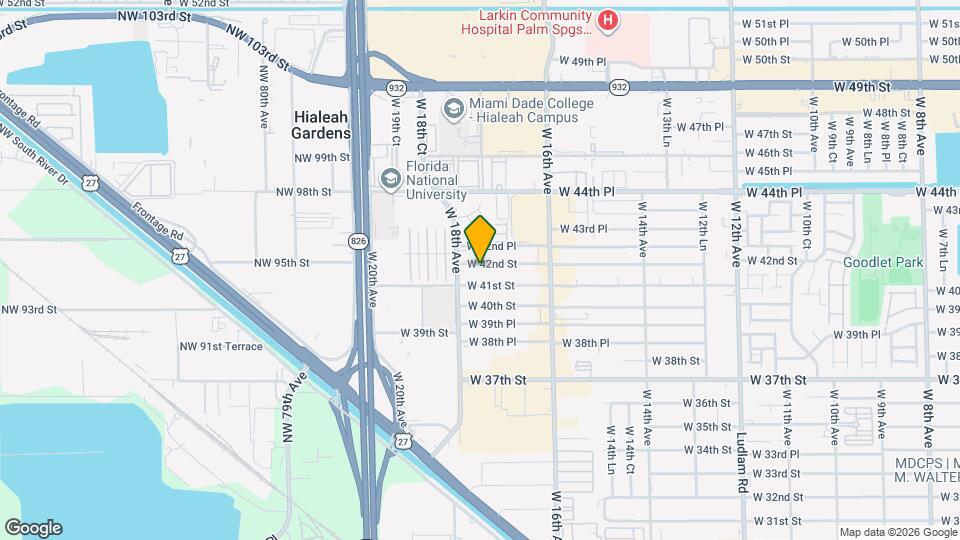 1760 W 42nd St Map and Location Details