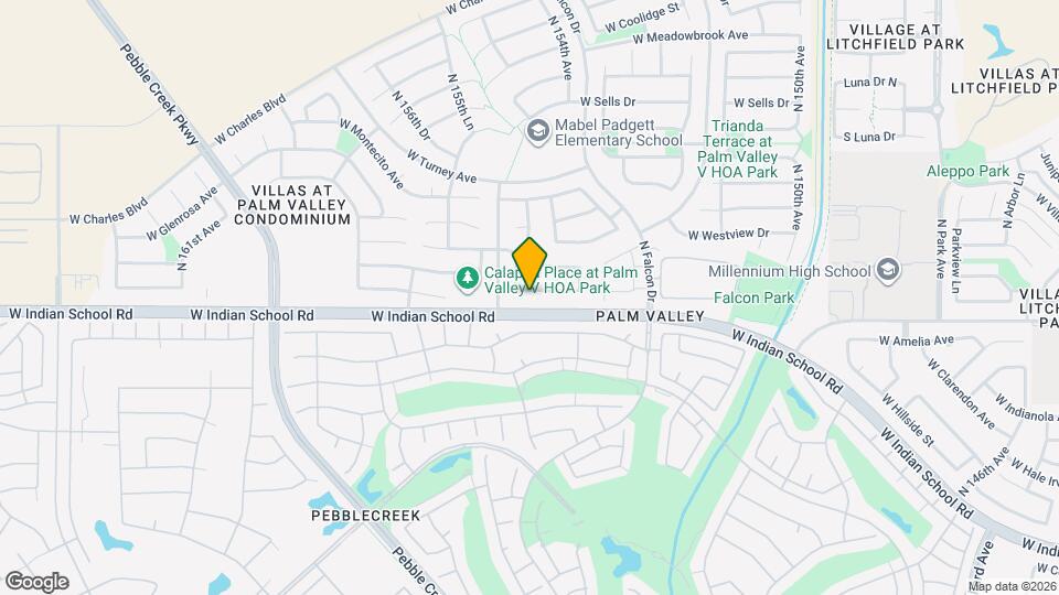 15437 W Monterosa St Map and Location Details