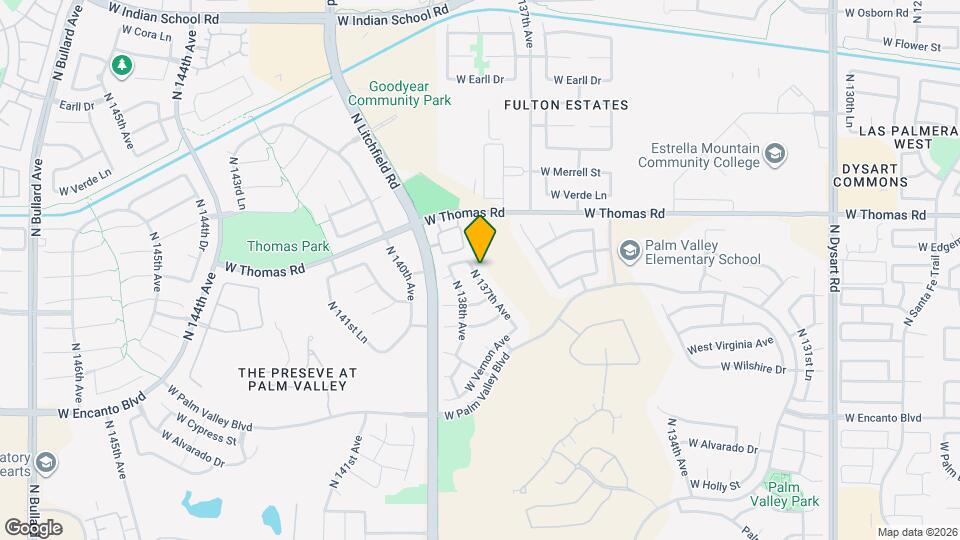 2711 N 137th Ave Map and Location Details