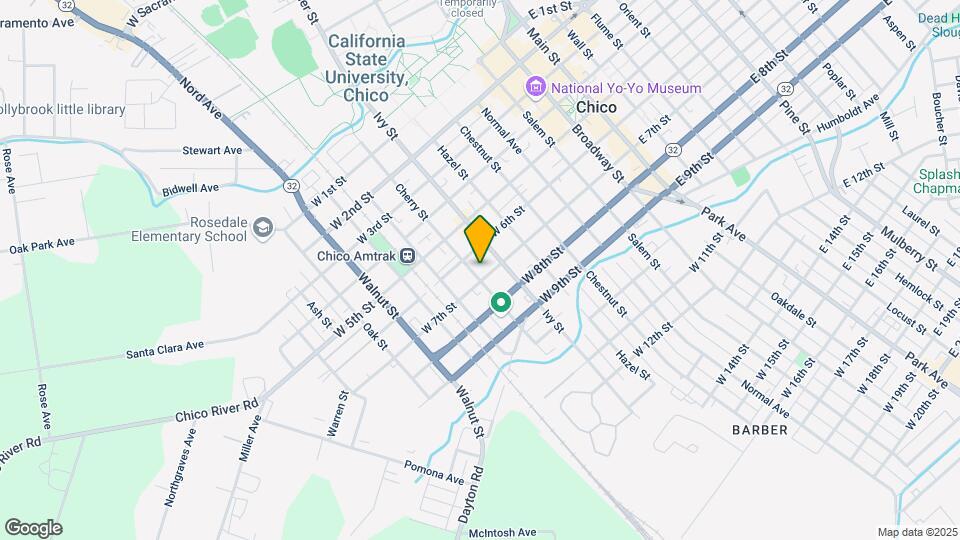 635 Cherry St Map and Location Details