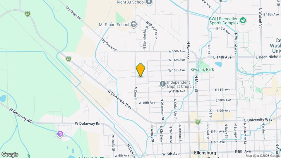 1200 N Cora St Mapa y Detalles de la Ubicación