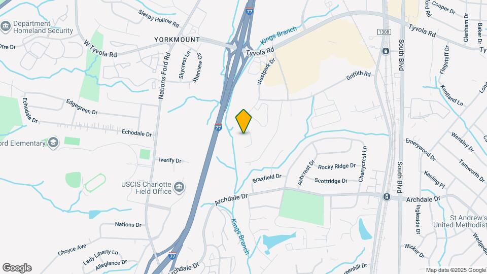 Furnished Studio-Charlotte - Tyvola Rd. - Map and Location Details