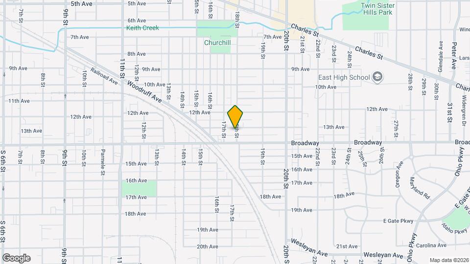 1403 18th St Mapa y Detalles de la Ubicación