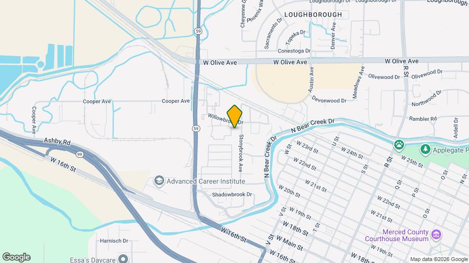 1656 Willowbrook Dr Map and Location Details