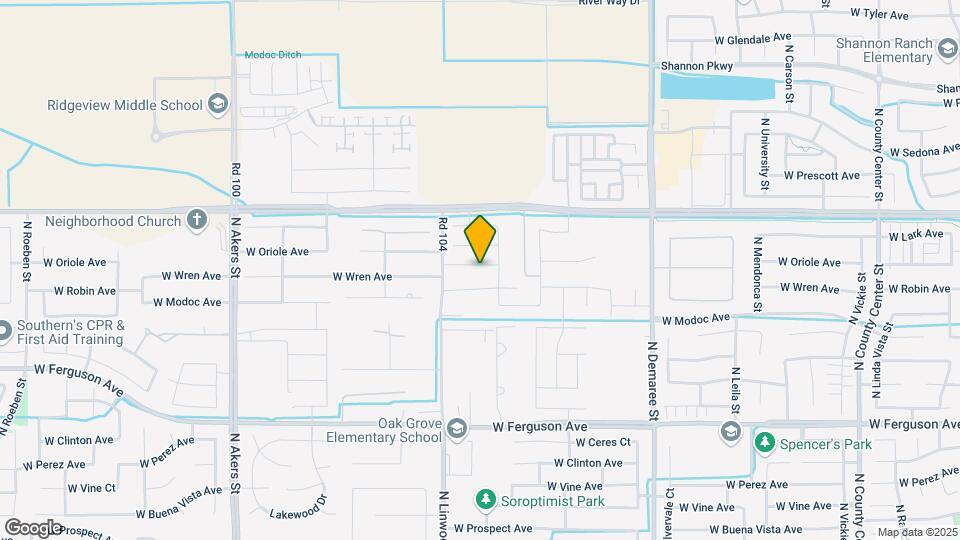 4337 W Robin Ave Mapa y Detalles de la Ubicación