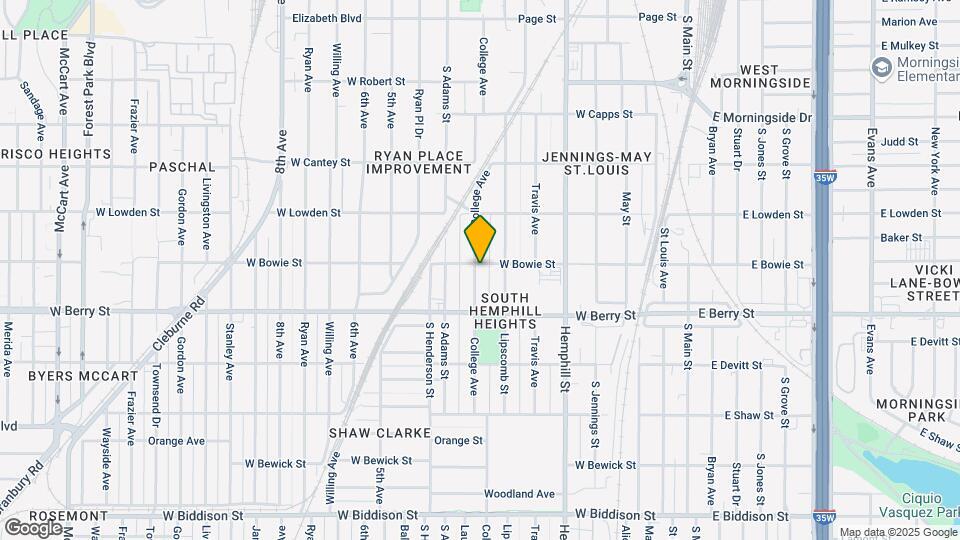 3005 College Ave Map and Location Details