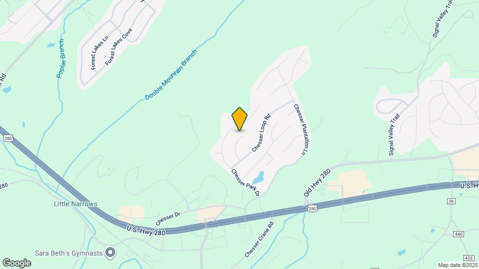 353 Chesser Loop Cir Map and Location Details