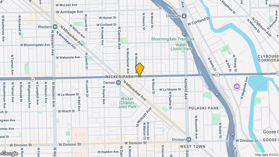 1849-1859 W North Ave Map and Location Details