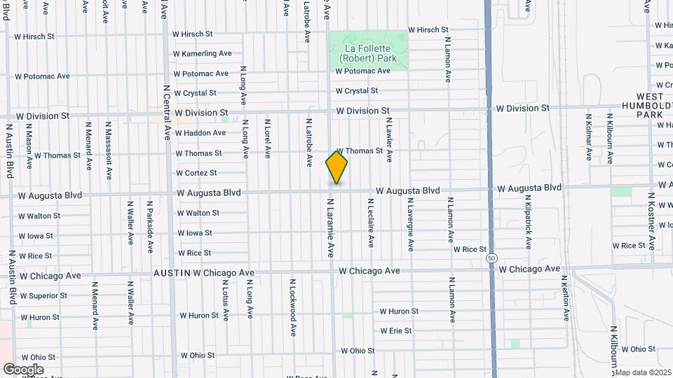 1001 N Laramie Ave Map and Location Details