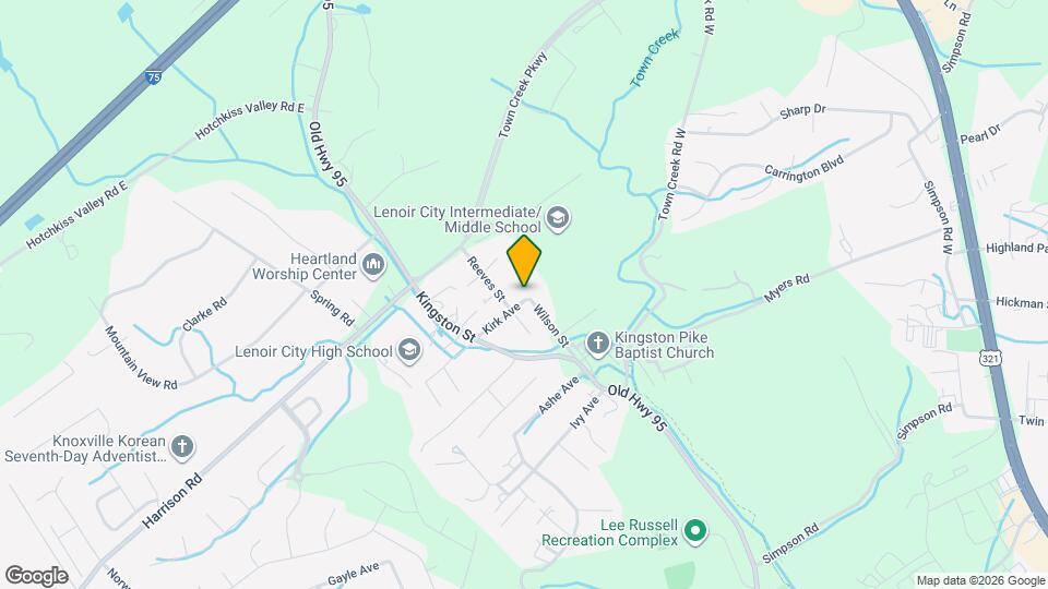 900 Kirk Ave Map and Location Details