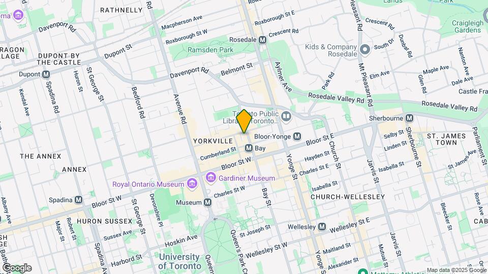 Minto Yorkville Map and Location Details