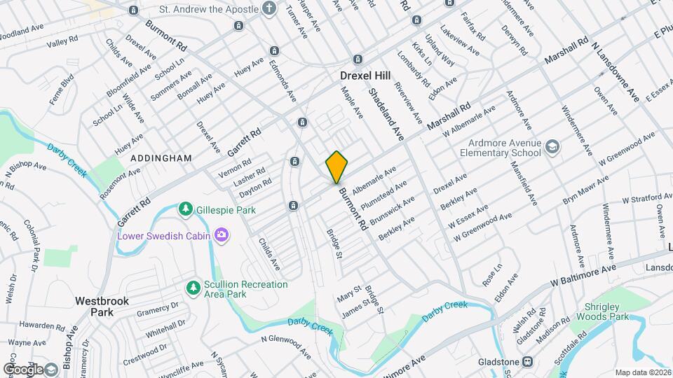 272 Burmont Rd Map and Location Details