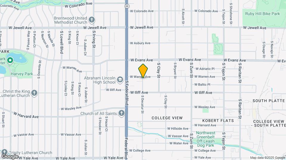 2212 S Decatur St Mapa y Detalles de la Ubicación