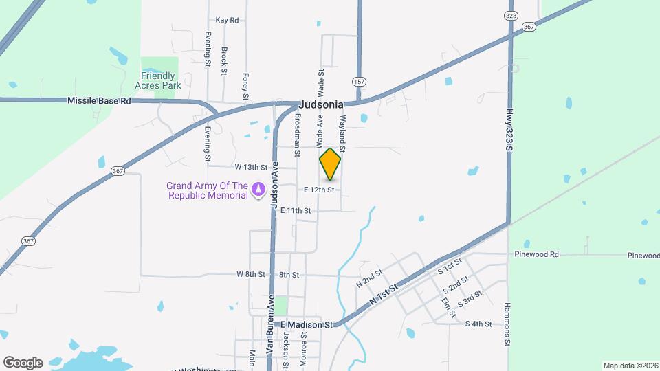 309 E 12th St Map and Location Details