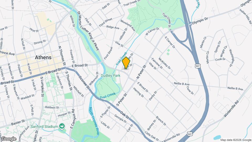 1273 E Broad St Map and Location Details