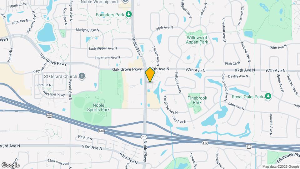 9625 Linden Ln N Map and Location Details