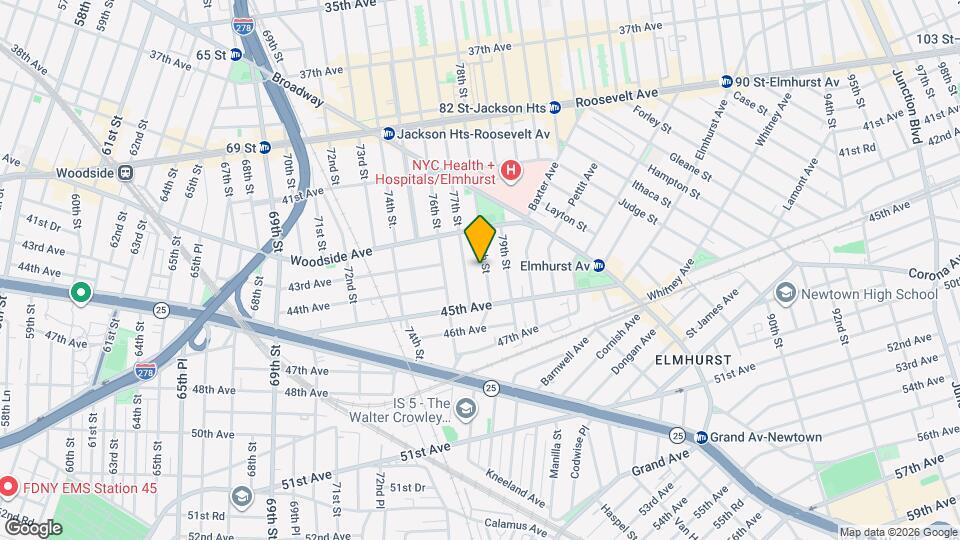 42-46 78th St Map and Location Details