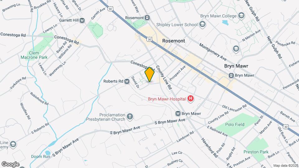 Home Properties of Bryn Mawr Map and Location Details