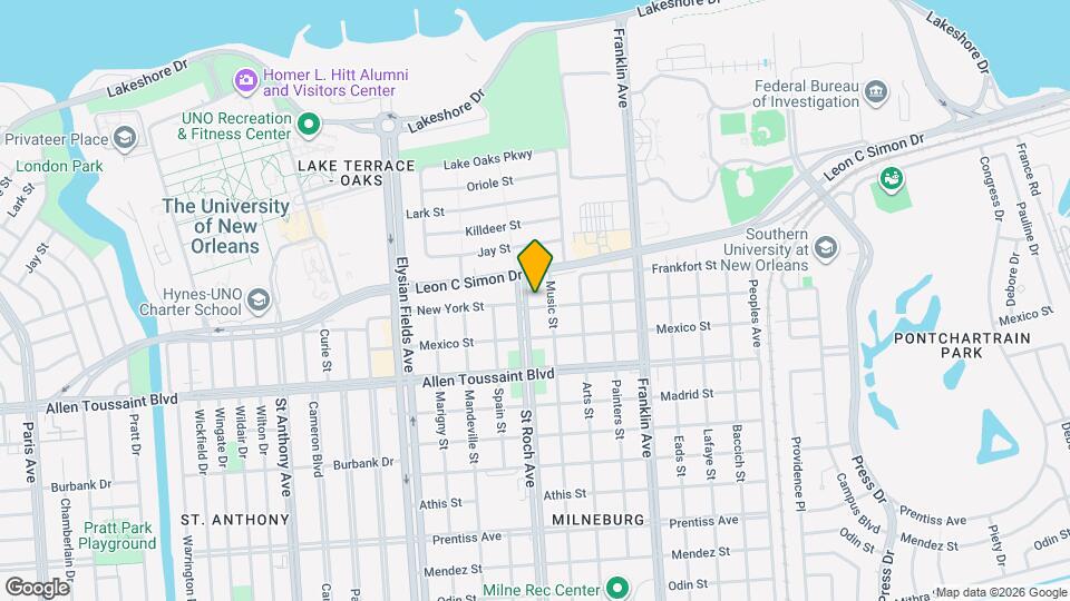 2413 New York St Mapa y Detalles de la Ubicación