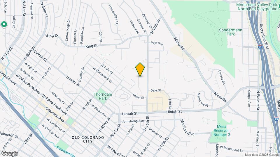 913 Columbine Ave Map and Location Details