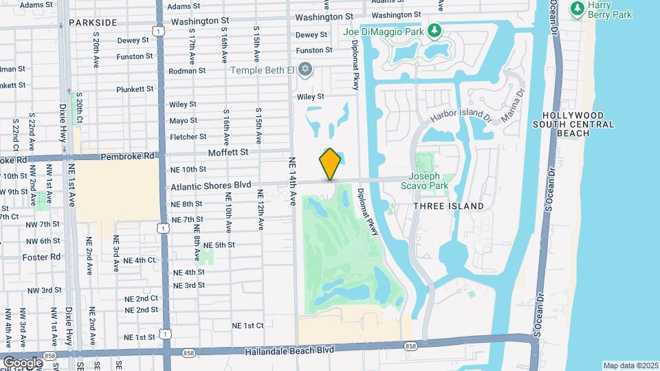 1450 Atlantic Shores Blvd Mapa y Detalles de la Ubicación