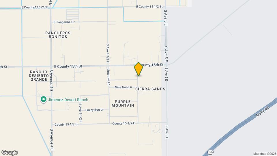 15195 S Sierra Sands Dr Map and Location Details