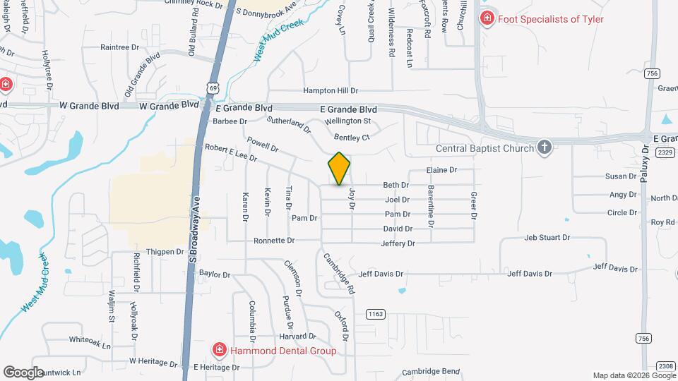 613 Beth Dr Map and Location Details