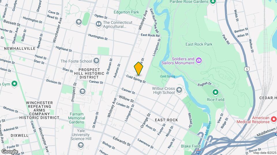 151 Cold Spring St-Unit -A4 Map and Location Details