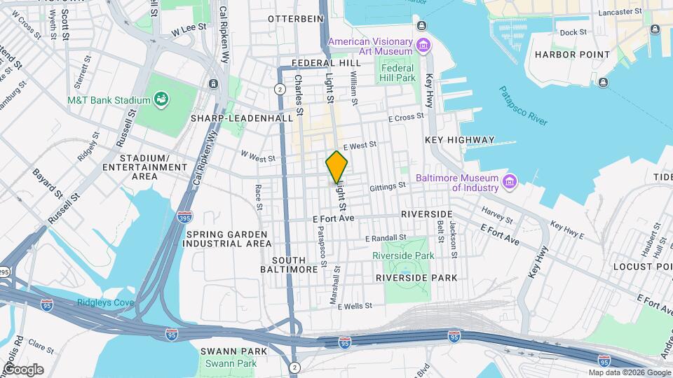 1402 Light St Map and Location Details