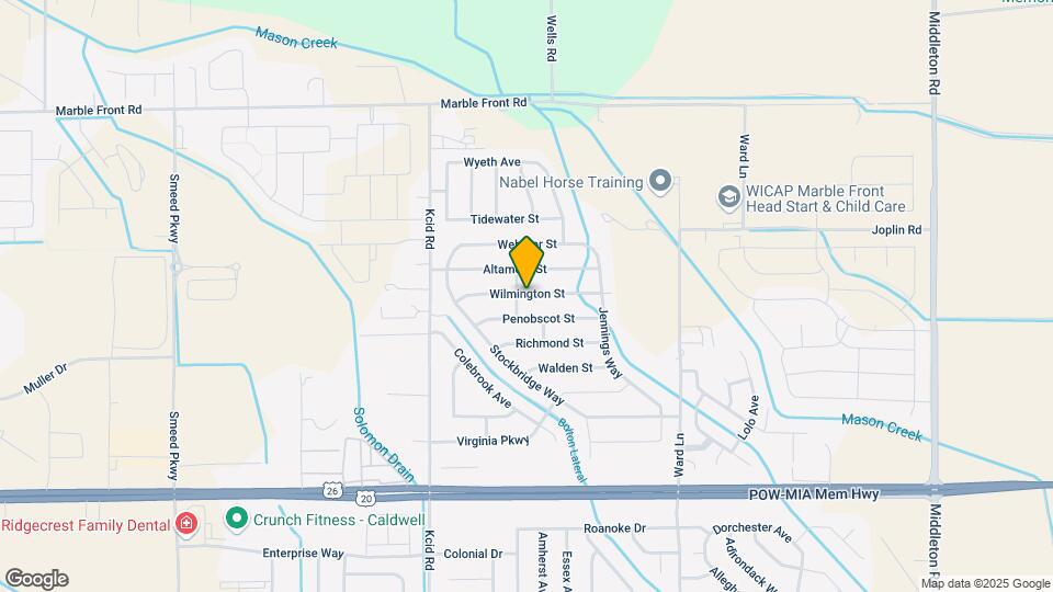 11877 Wilmington St Map and Location Details