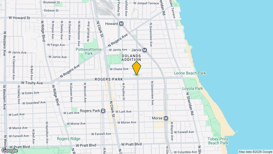 7200 N Ashland Blvd Map and Location Details