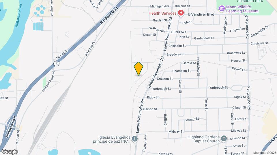 3533 Manley Dr Mapa y Detalles de la Ubicación