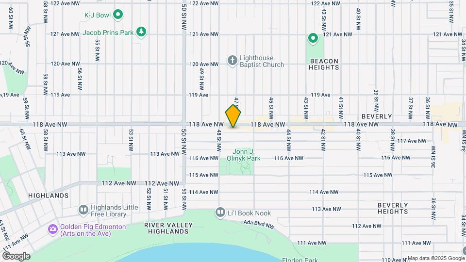4629-4118 118 Ave NW Map and Location Details