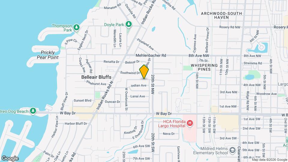 2106 N Overbrook Ave Map and Location Details